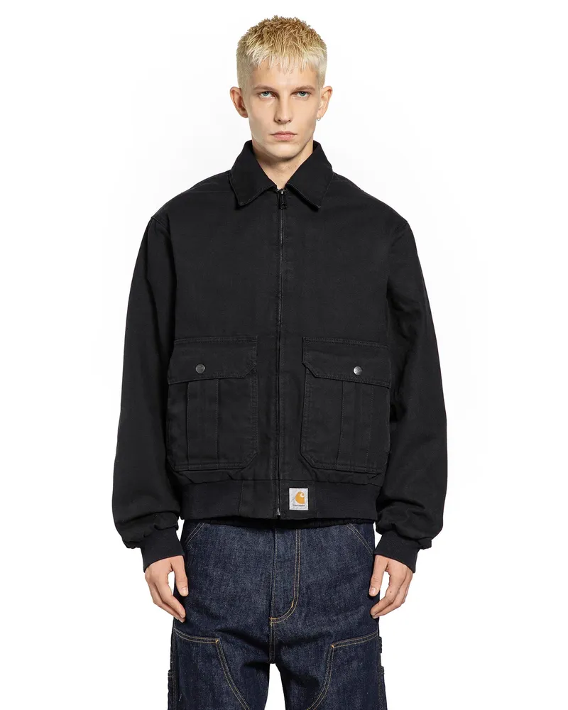 Carhartt WIP MAN BLACK JACKETS Black