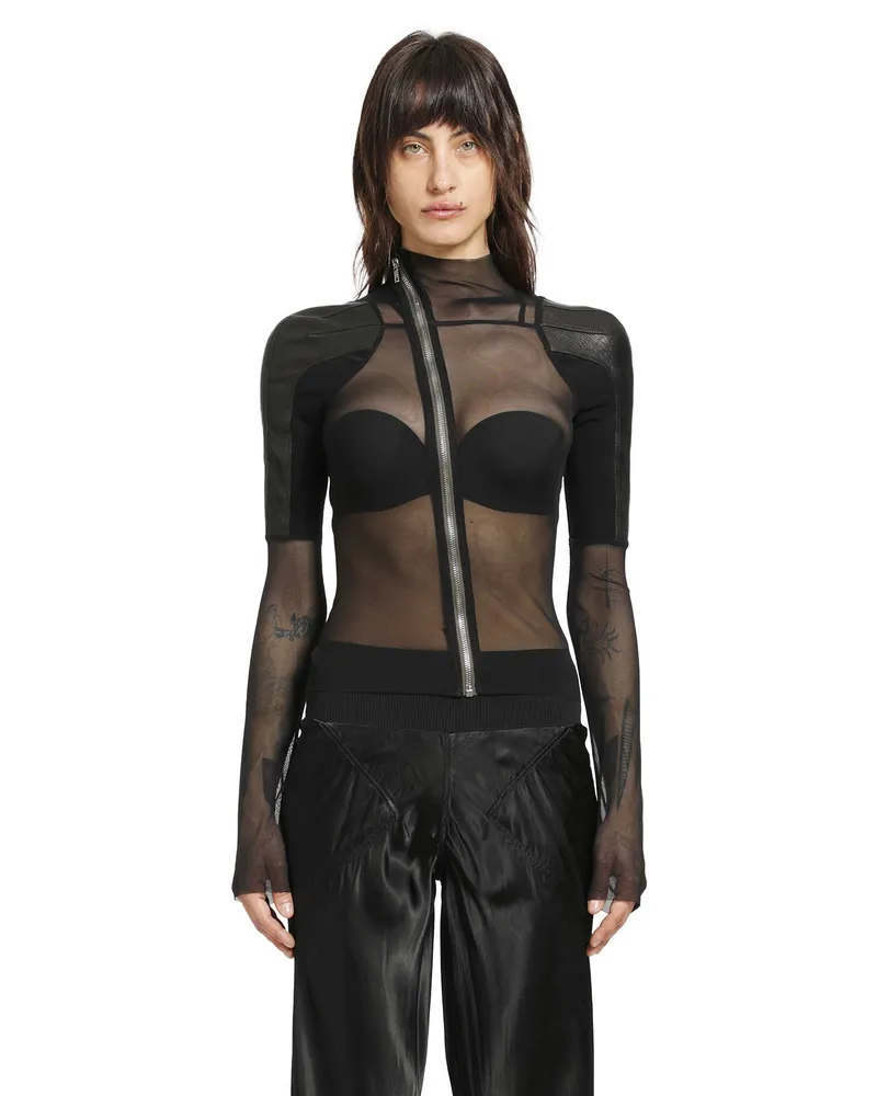 Rick Owens Temple Combo Gary Jacket Black