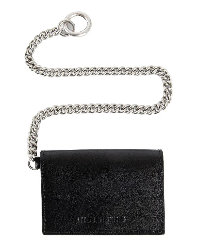 Ann Demeulemeester Ake Chain Wallet Black