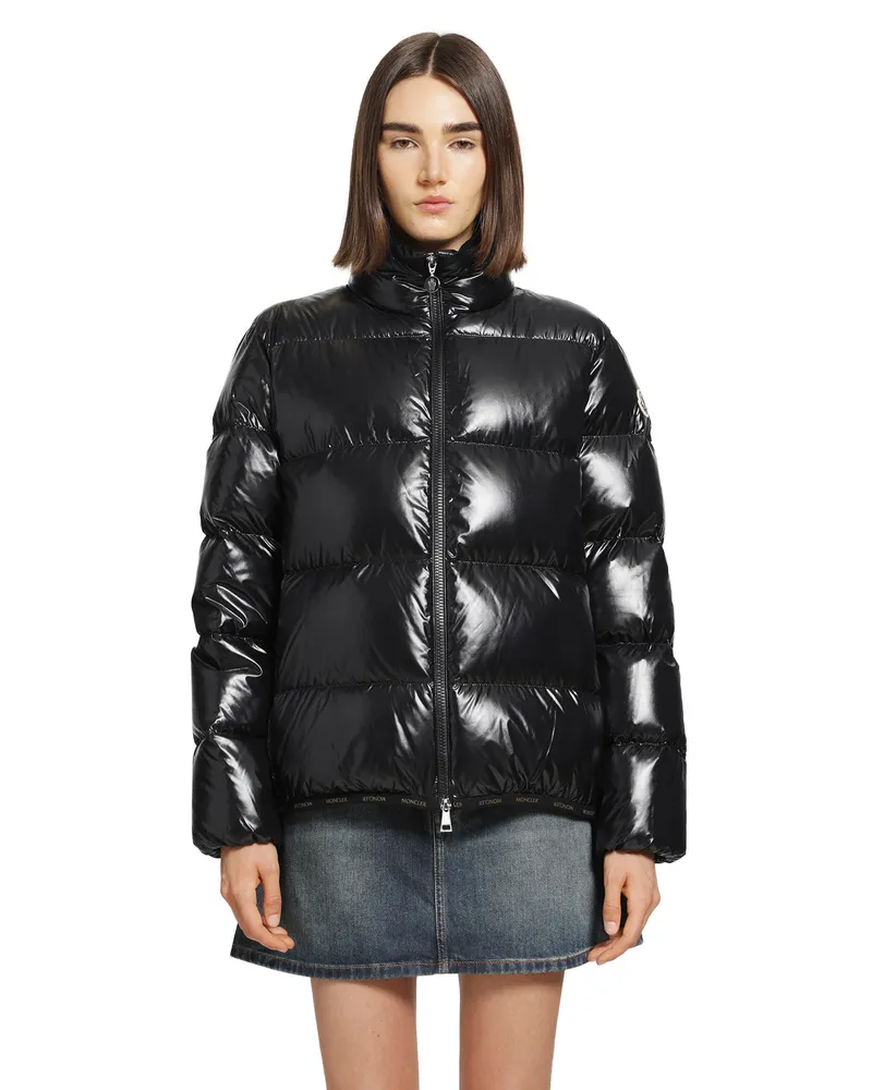 Moncler Abbadia Short Down Jacket Black