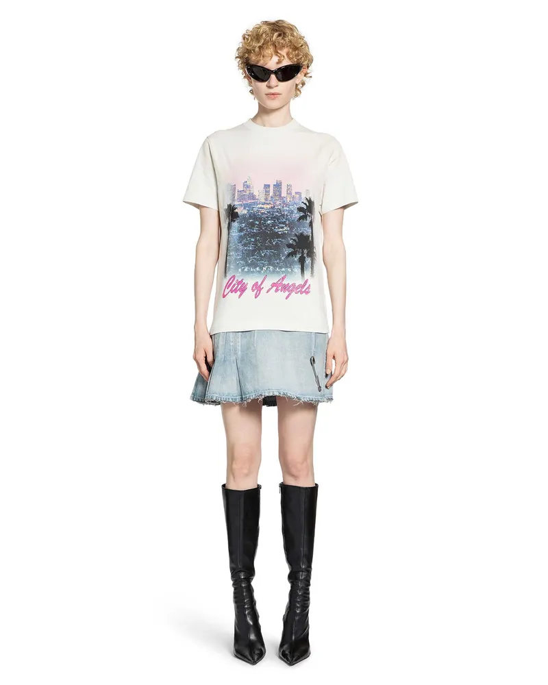 Balenciaga Layered T-Shirt Dress White