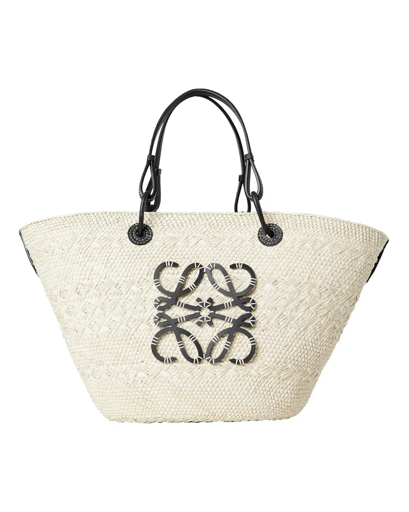 Loewe Medium Anagram Basket Bag Beige