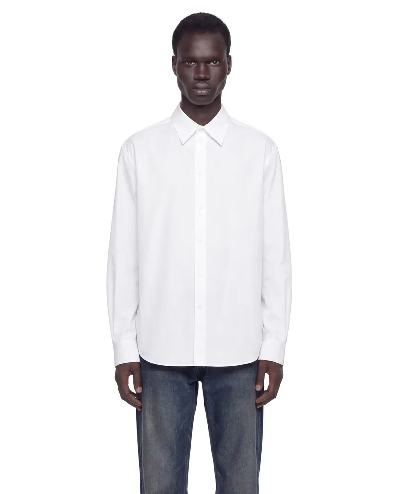 Loewe Cotton Poplin Shirt White