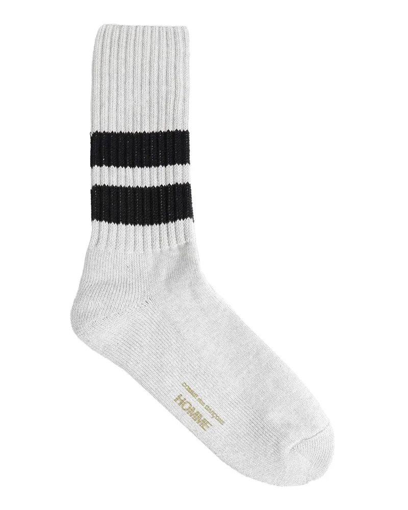 Comme des Garçons Low Gauge Pile Socks Grey