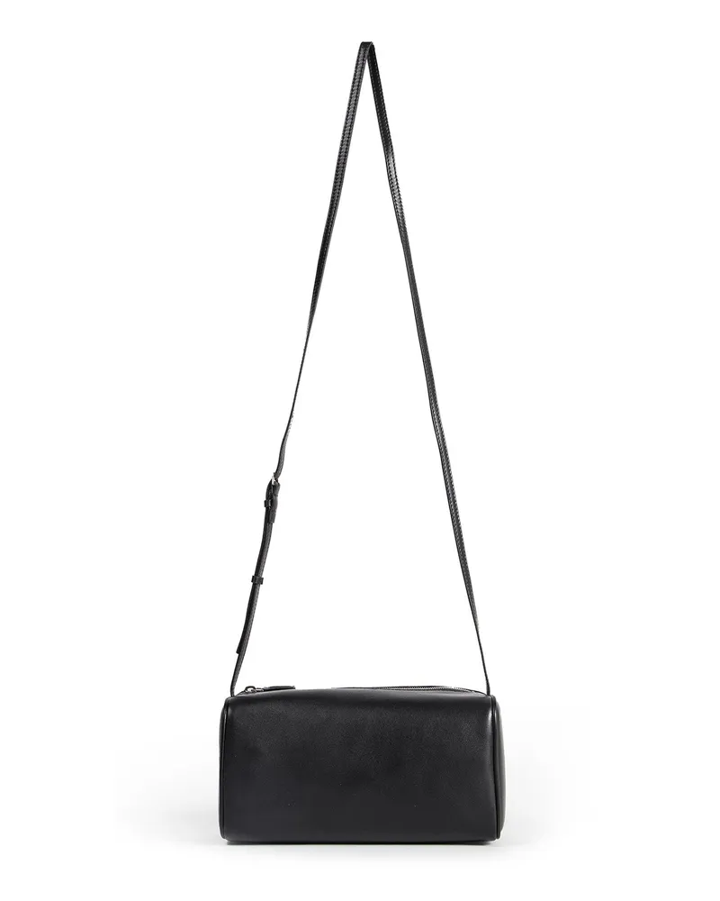 The Row 90s Crossbody Bag in Leather Black