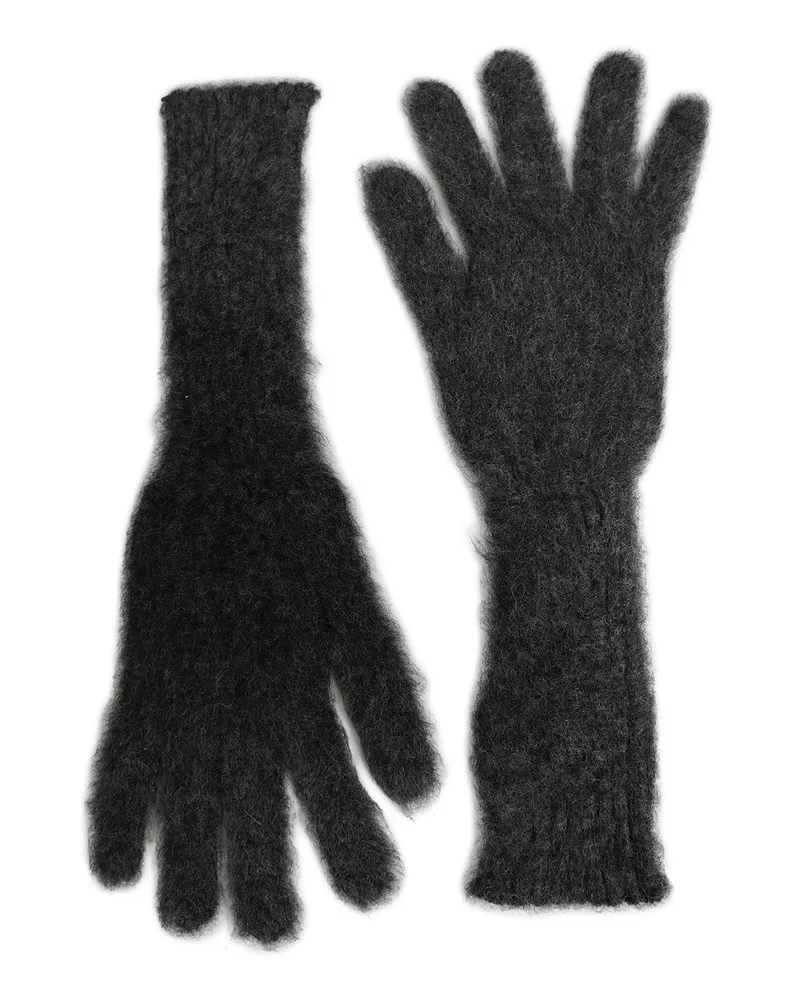 Maison Margiela Wool Gloves Grey