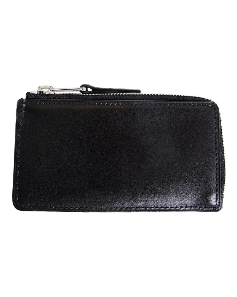 Christophe Lemaire Patina zip coin card holder Black