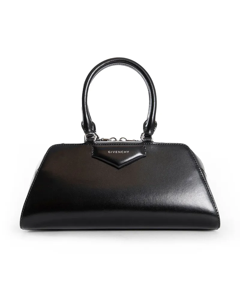 Givenchy Small Antigona East-West Bag in Box Leather Black