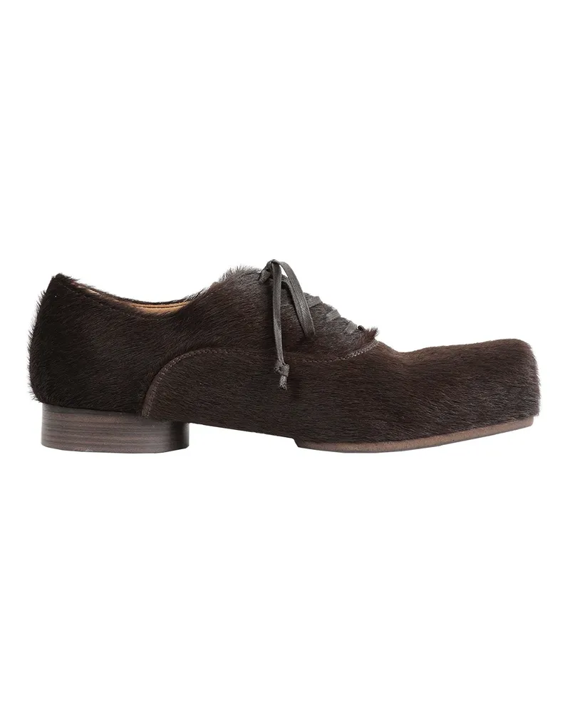 Uma Wang Ballet Derby Shoes Brown
