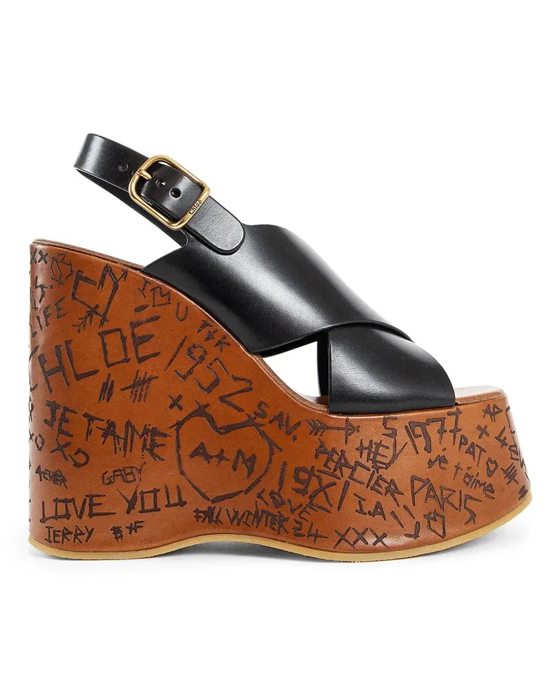 Chloé Maxime wedge sandal Black