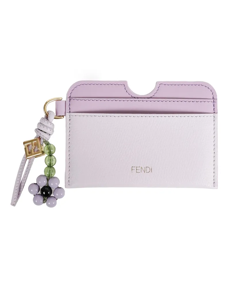 Fendi FF Dimonds Card Case Purple