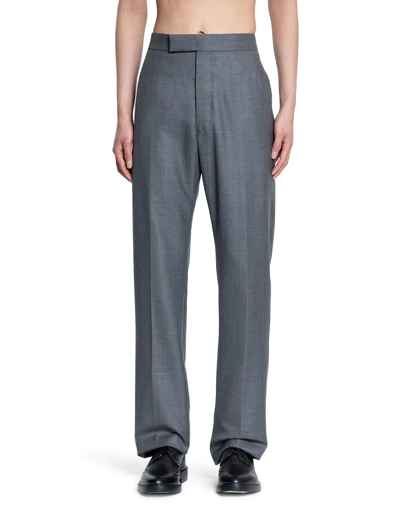 Thom Browne Super 120's Twill Trousers Grey