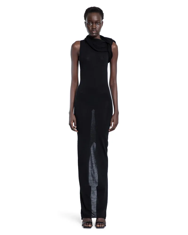 Rick Owens Abito a Fasce di Hollywood Black