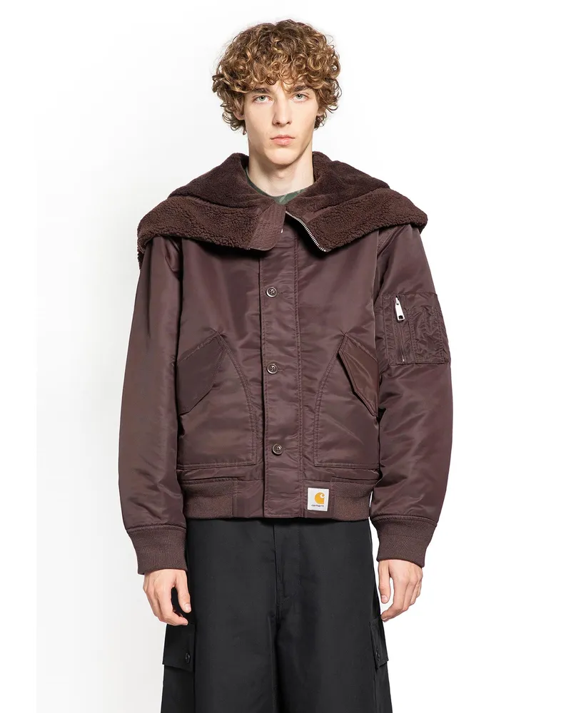 Carhartt WIP MAN BROWN JACKETS Brown
