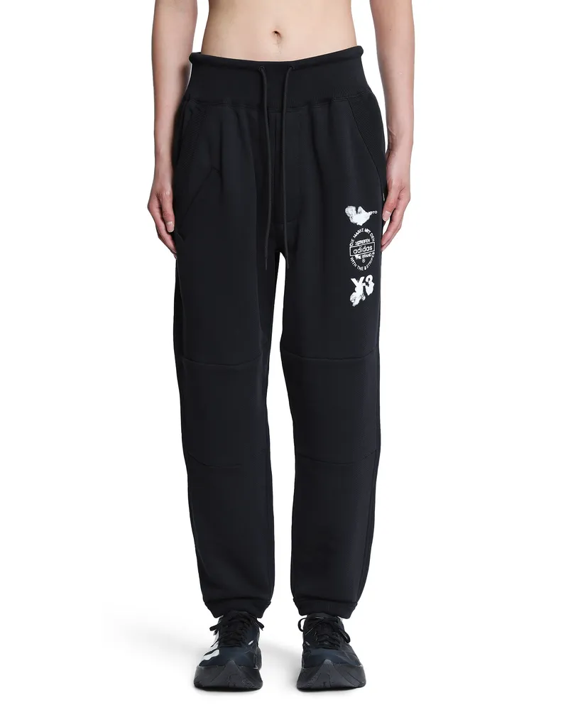 Y-3 Cuffed Track Pants Black