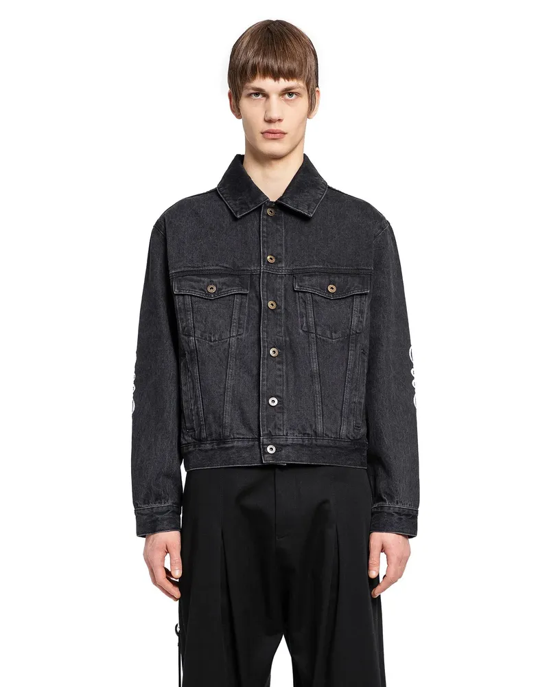 Loewe Giacca di jeans anagramma Black