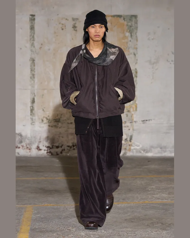 Ziggy Chen Wide Leg Trousers Purple