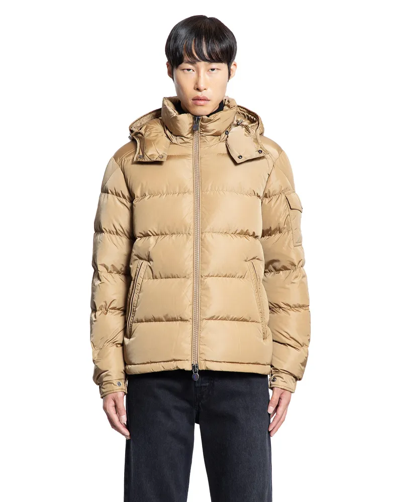 Moncler Maya Matte Short Down Jacket Brown