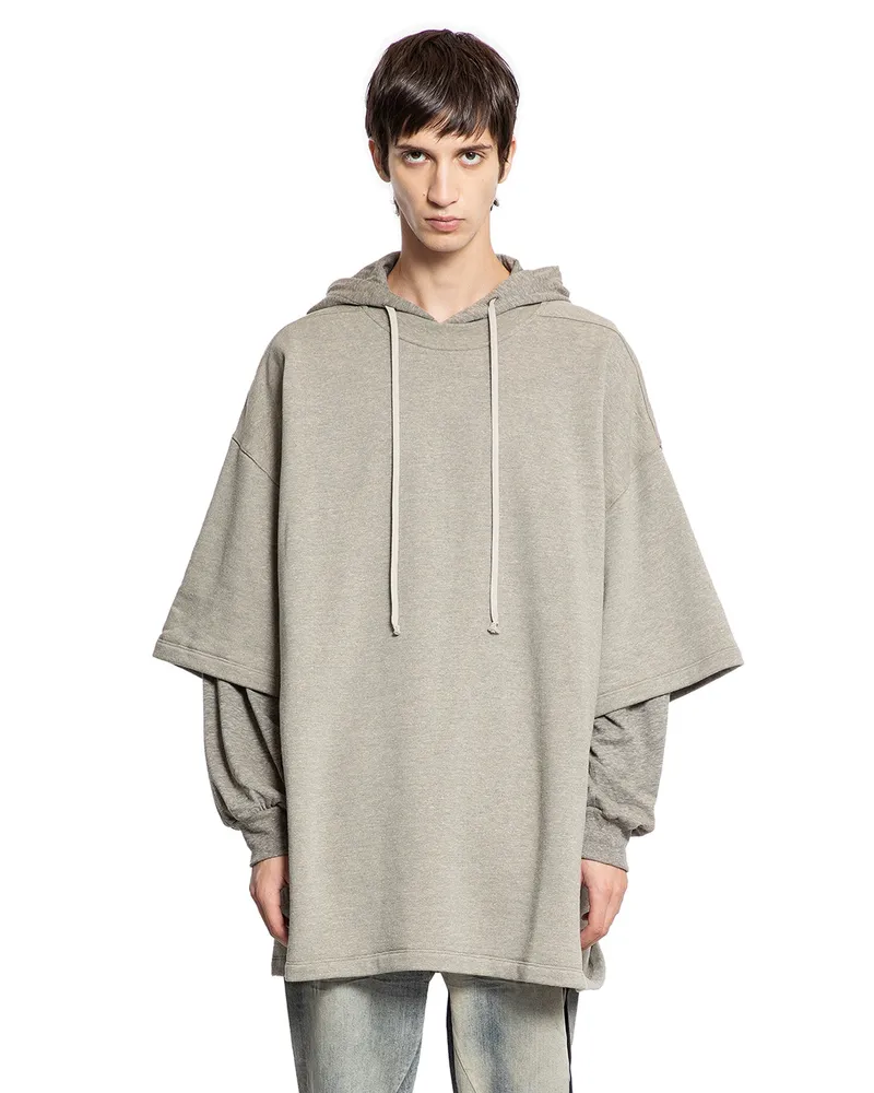 DRKSHDW by Rick Owens Concordians Tommy Hustler Hoodie Grey
