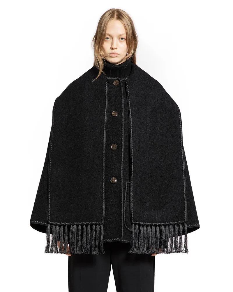 Totême WOMAN BLACK JACKETS Black