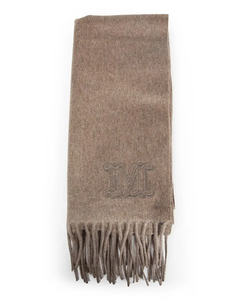 Max Mara WOMAN BEIGE SCARVES Beige