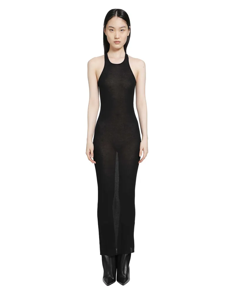 Rick Owens Tower Tank Dress Black