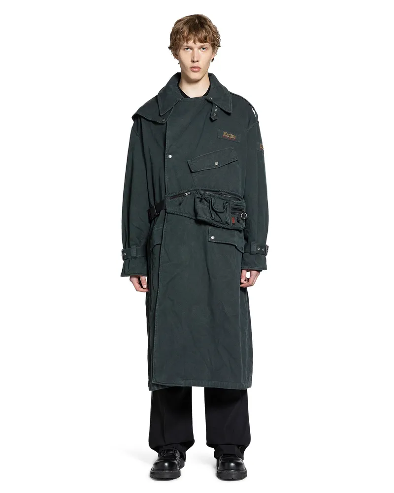 Martine Rose MAN GREEN COATS Green