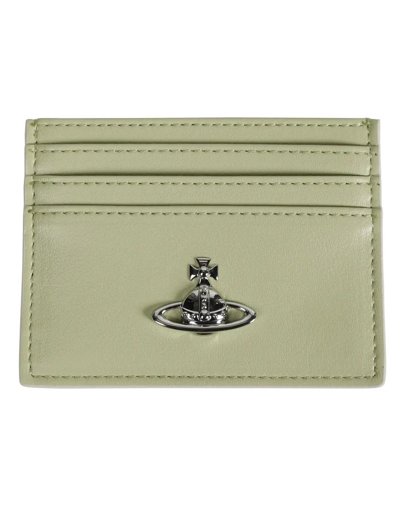 Vivienne Westwood Orb Card Holder Green