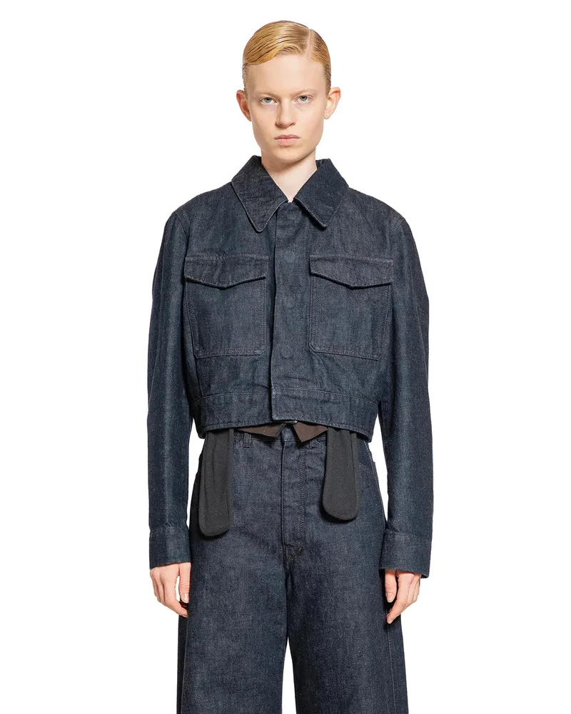 Christophe Lemaire WOMAN BLUE JACKETS Blue