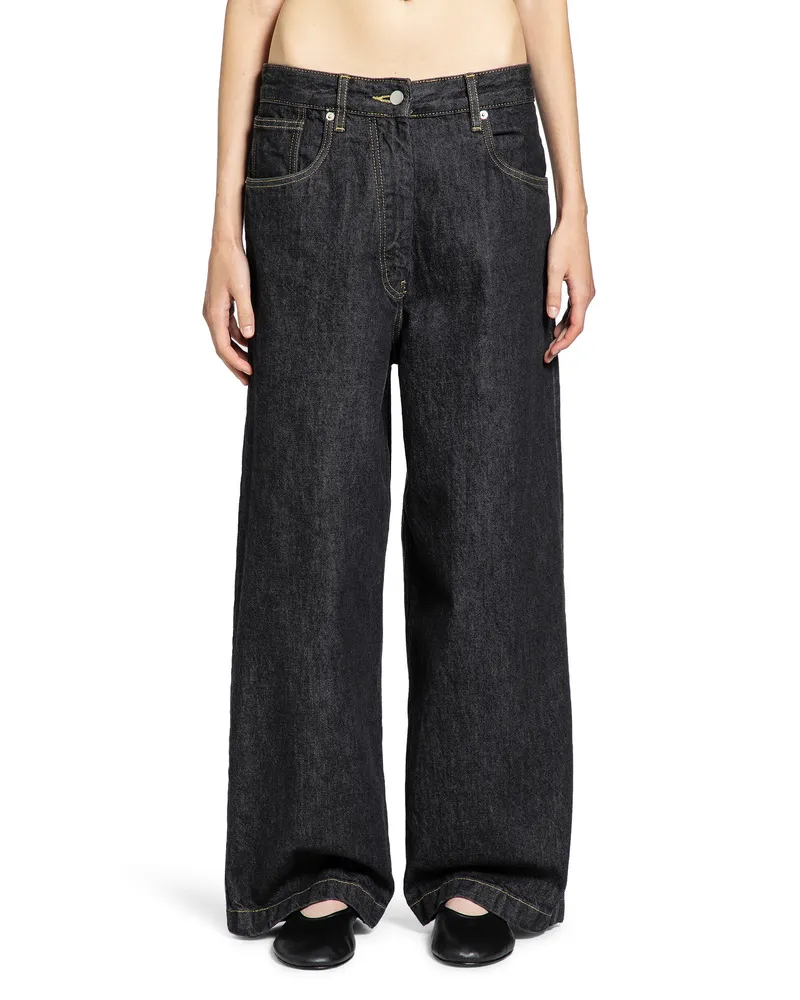Studio Nicholson Wide-Leg Jeans Black
