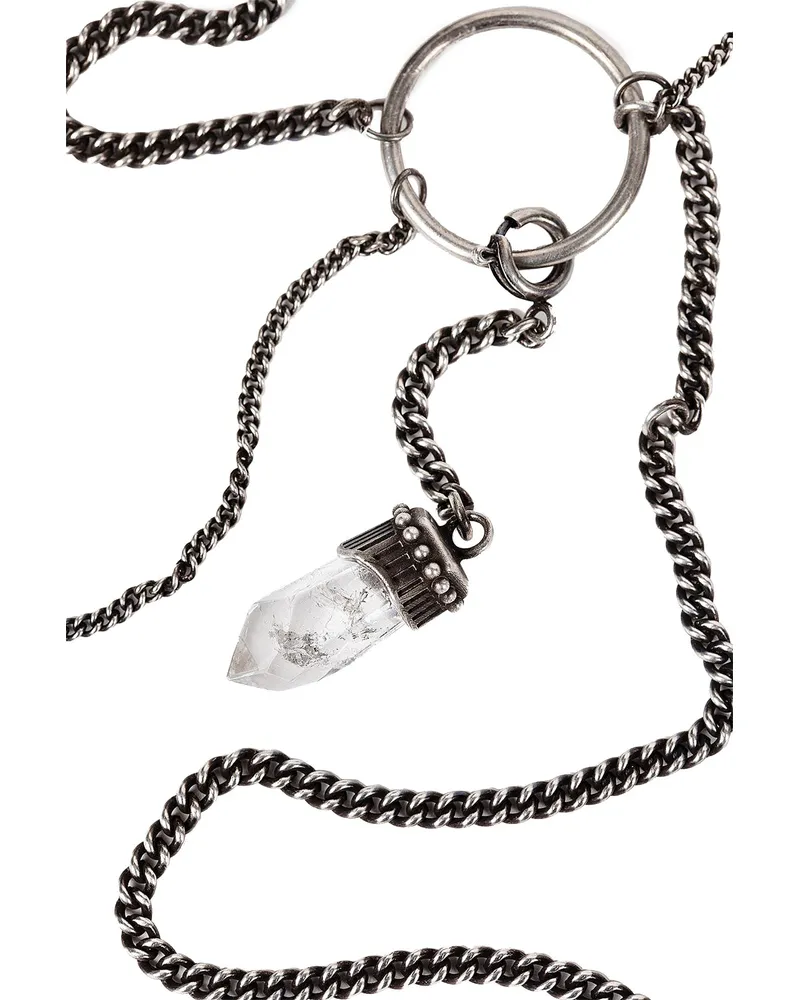 Ann Demeulemeester Adeline Body Chain Necklace Silver