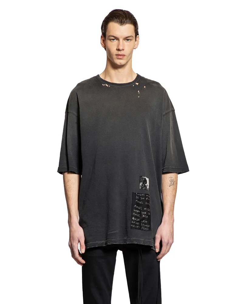 Ann Demeulemeester Dieter High-Comfort T-Shirt Black