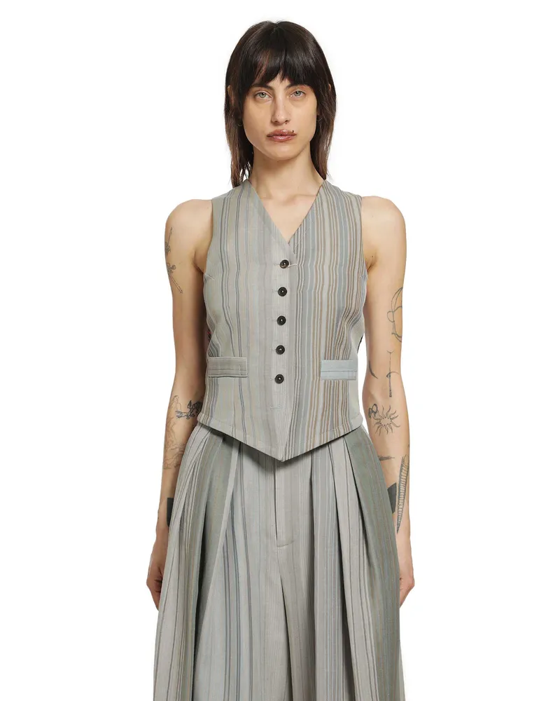 Vivienne Westwood On Liberty Waistcoat Grey