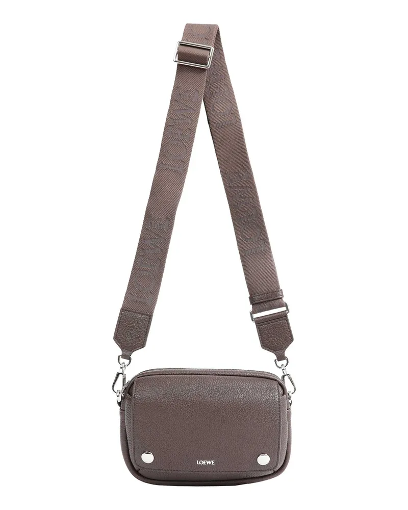 Loewe Small Pebble Messanger Bag Brown