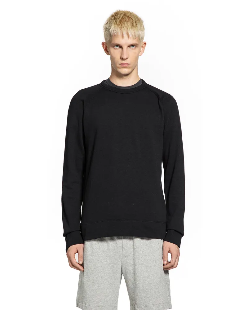 James Perse Vintage French Terry Sweatshirt Black