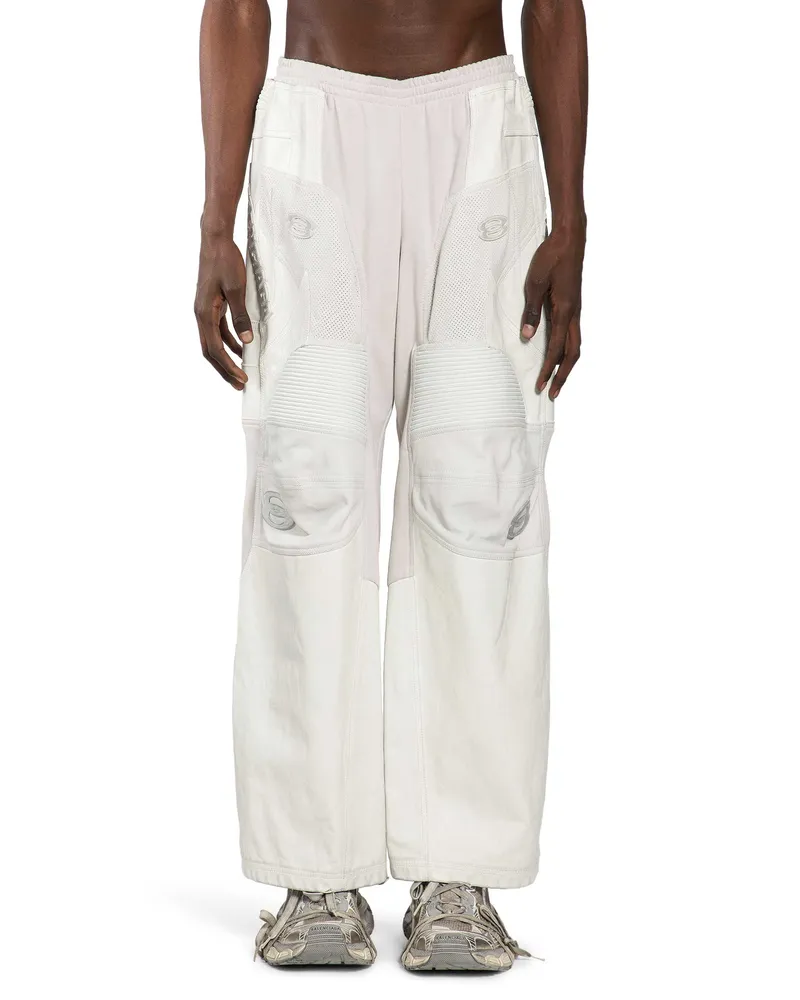 Balenciaga Hybrid Biker Pants White