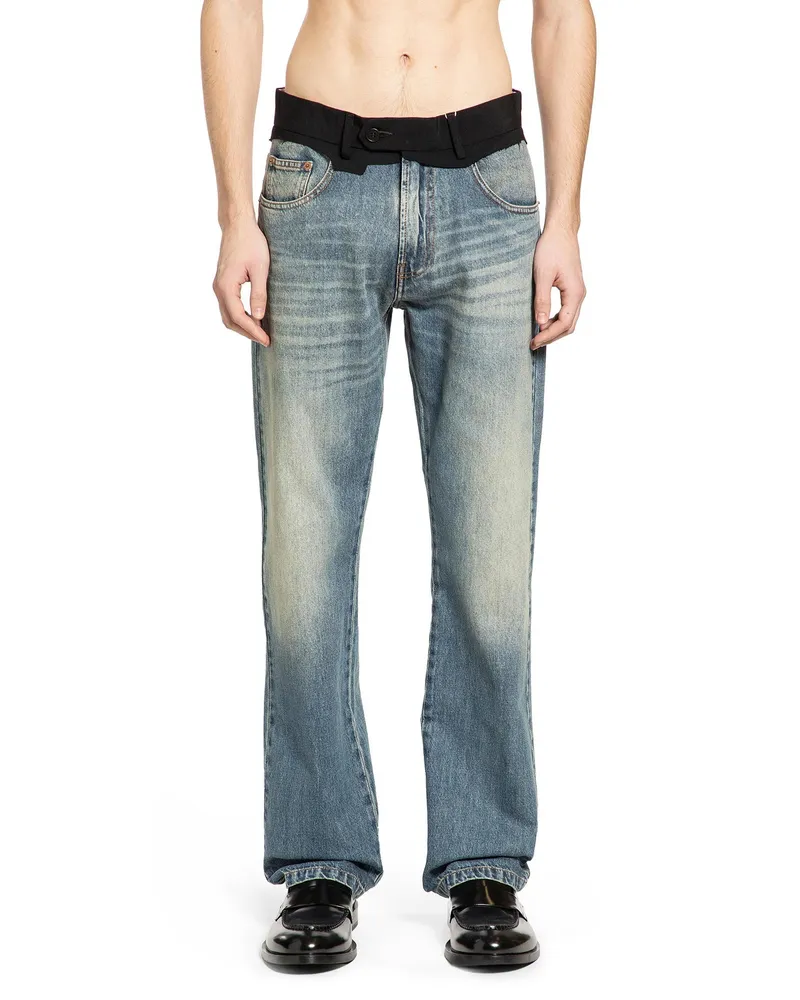 Maison Margiela Replaced Waist Jeans Blue