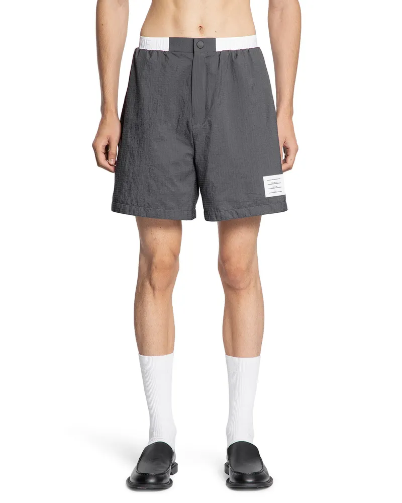 Thom Browne Nylon Ripstop Shorts Grey