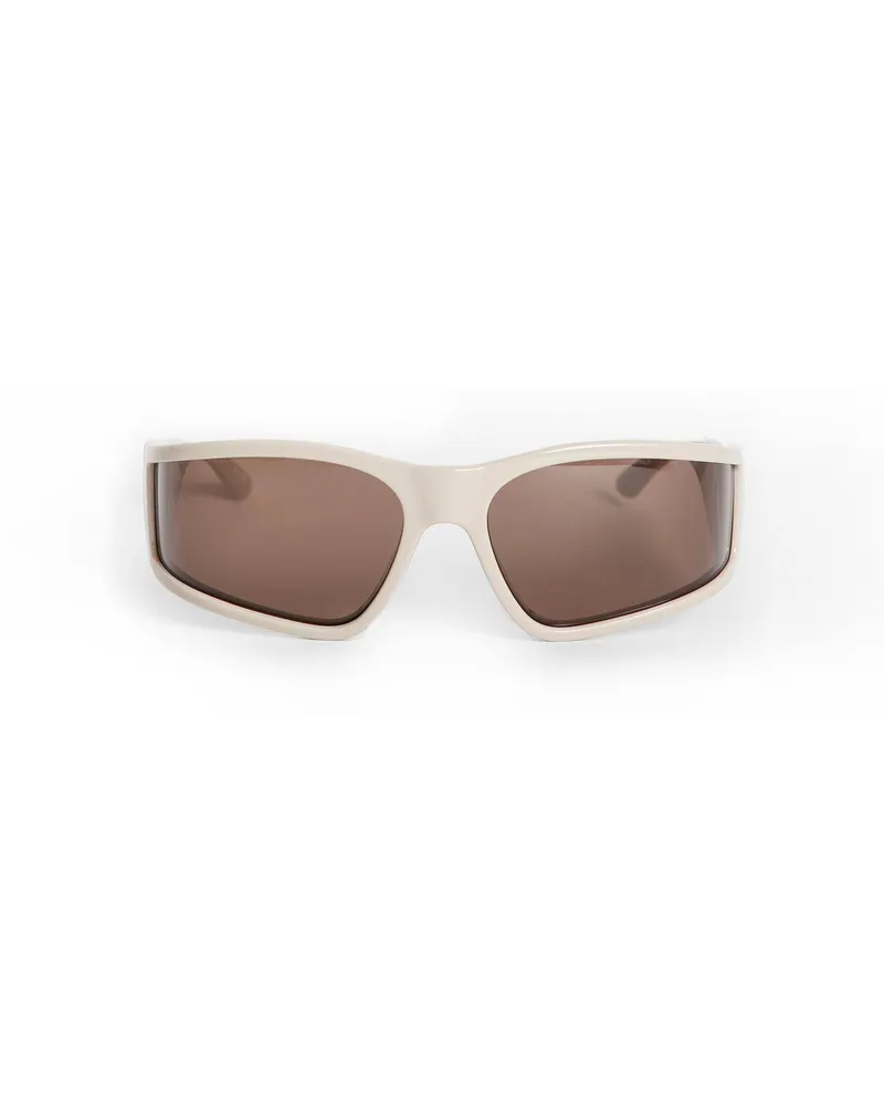Balenciaga Sunset D-Frame Sunglasses Beige