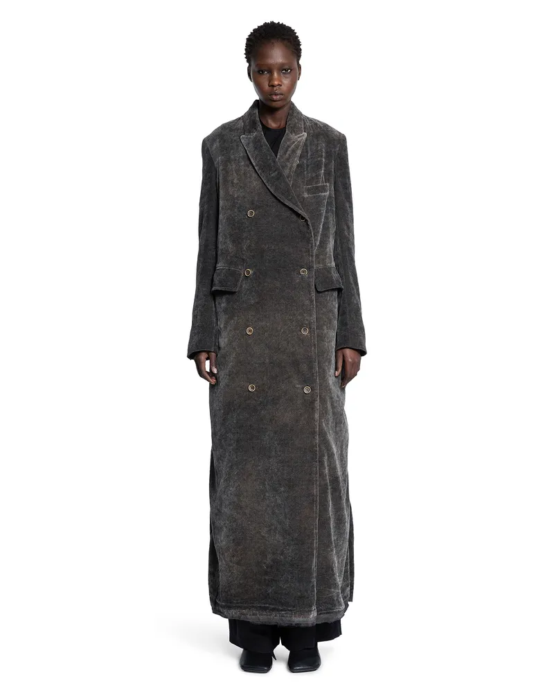 Uma Wang Cigna Coat Grey