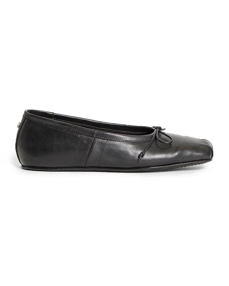 Ann Demeulemeester Ballerine Violette Black
