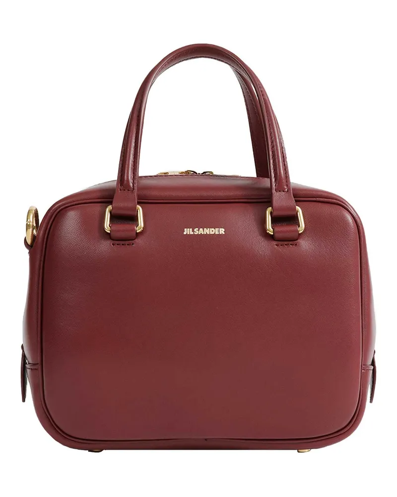 Jil Sander Vision Small Top Handle Bag Red