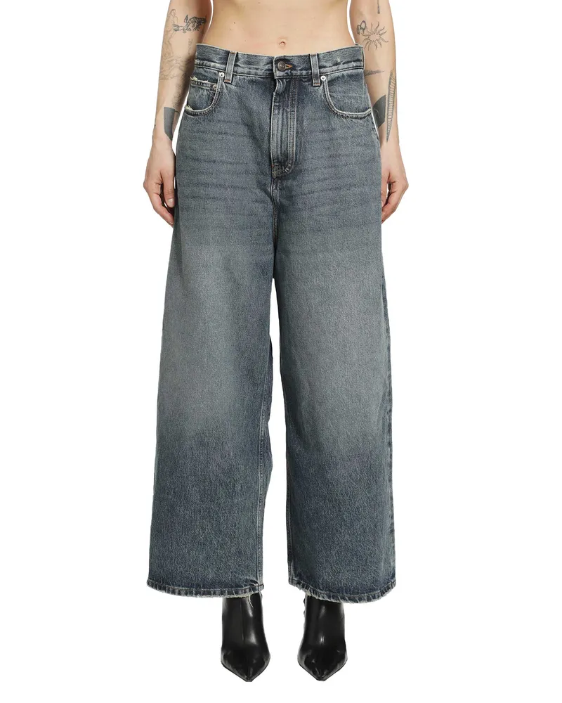 Balenciaga Low Crotch Baggy Jeans Blue