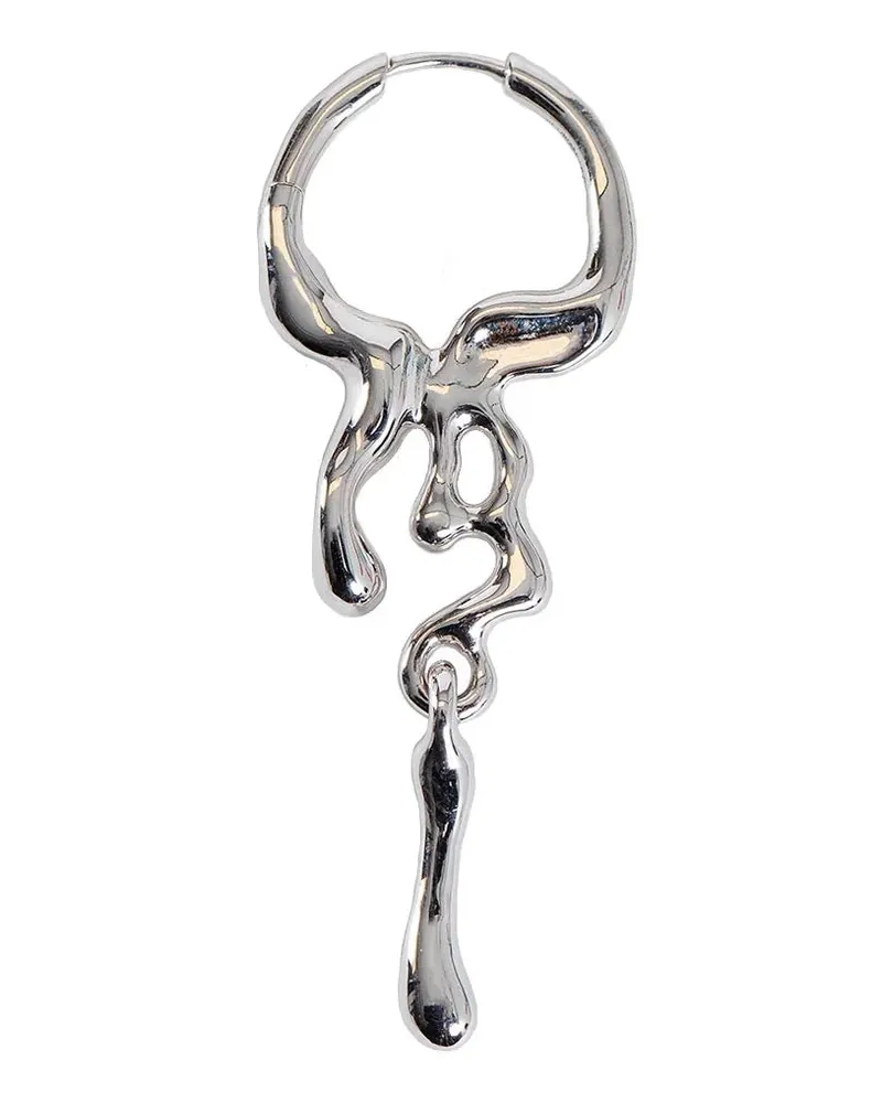 Maria Black Drooping Papillon Earring Silver