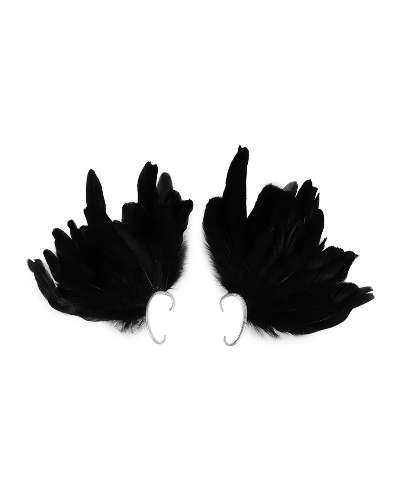 Ann Demeulemeester Tona Ear Cuffs Black