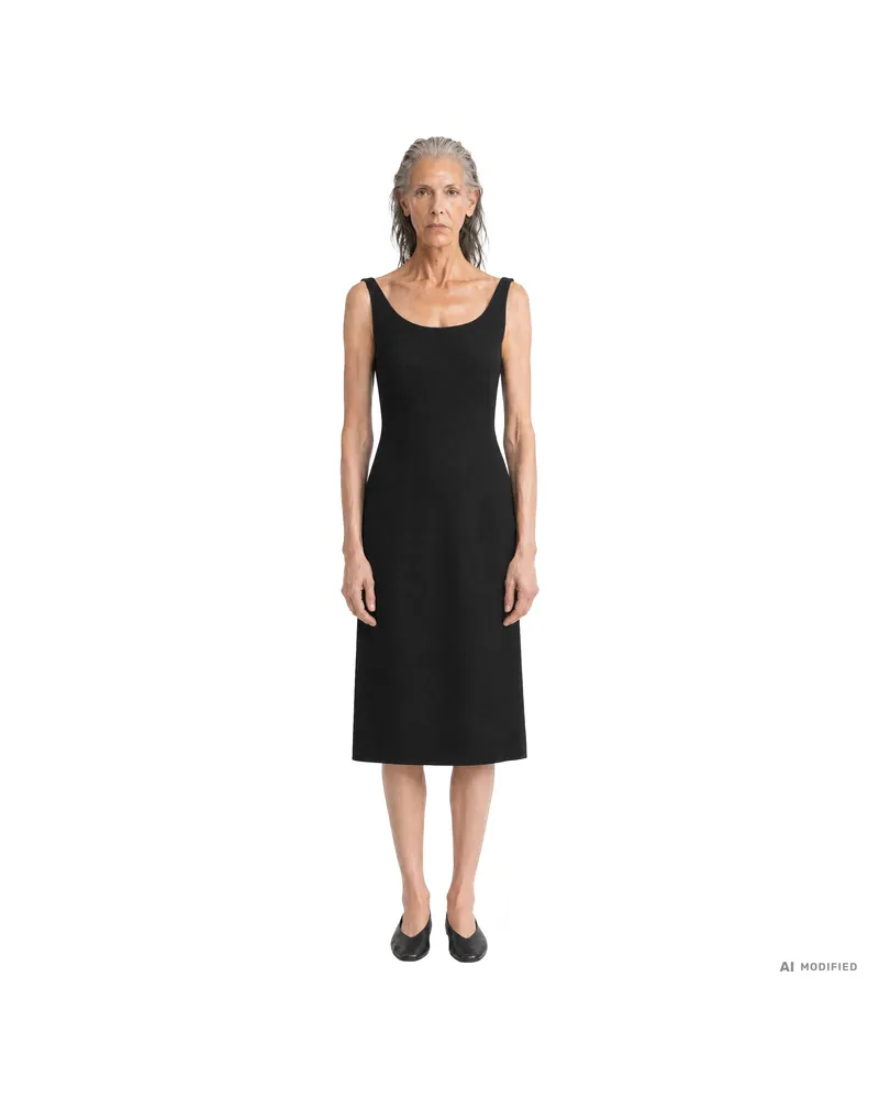 The Row Arie Dress Black