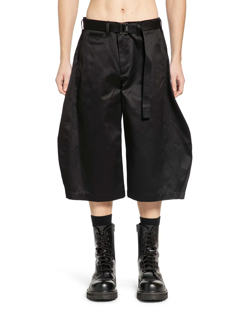 Sacai Cotton Chino Pants Black