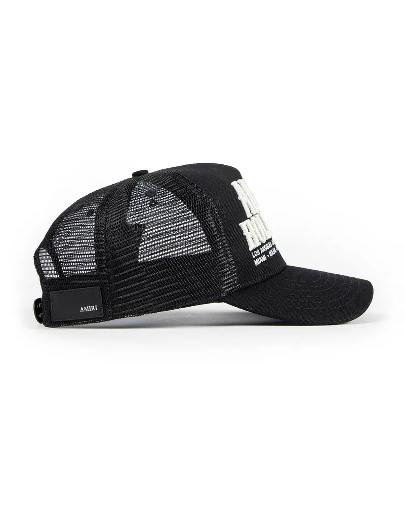 Amiri Hollywood Trucker Hat Black
