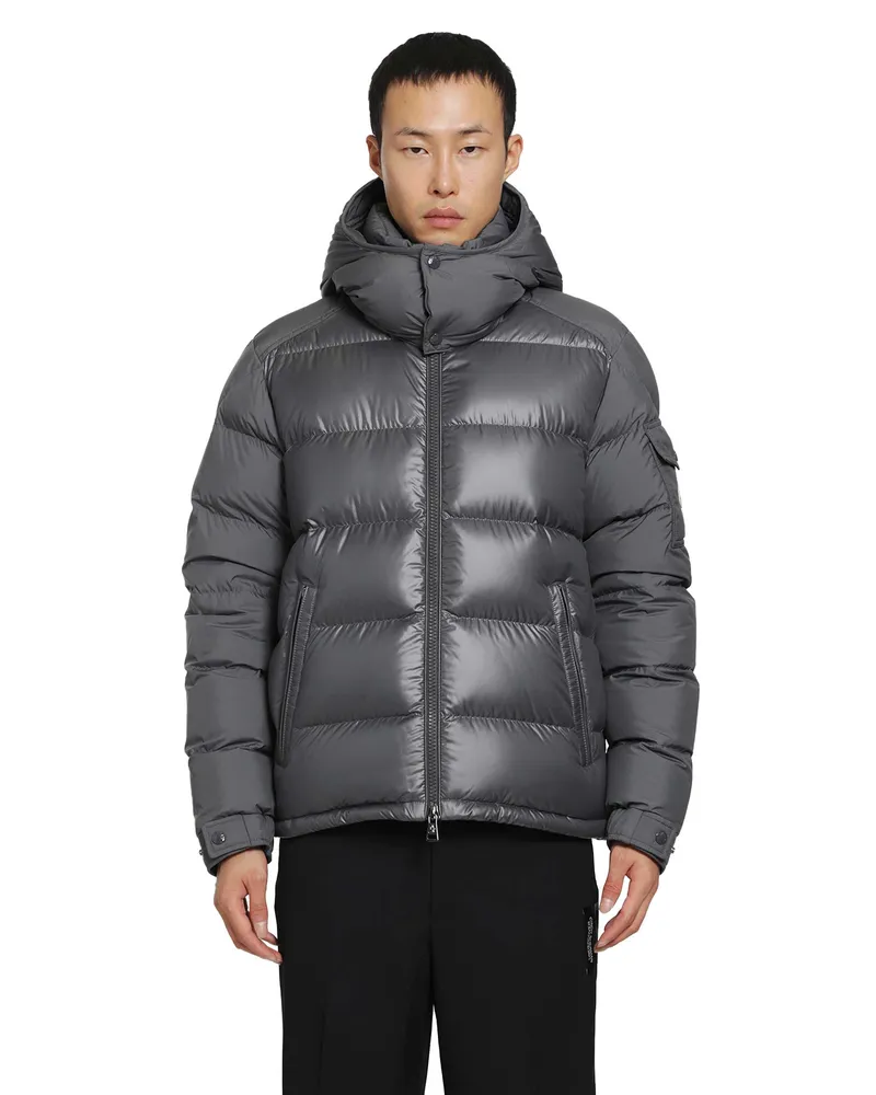 Moncler Maya Short Down Jacket Grey