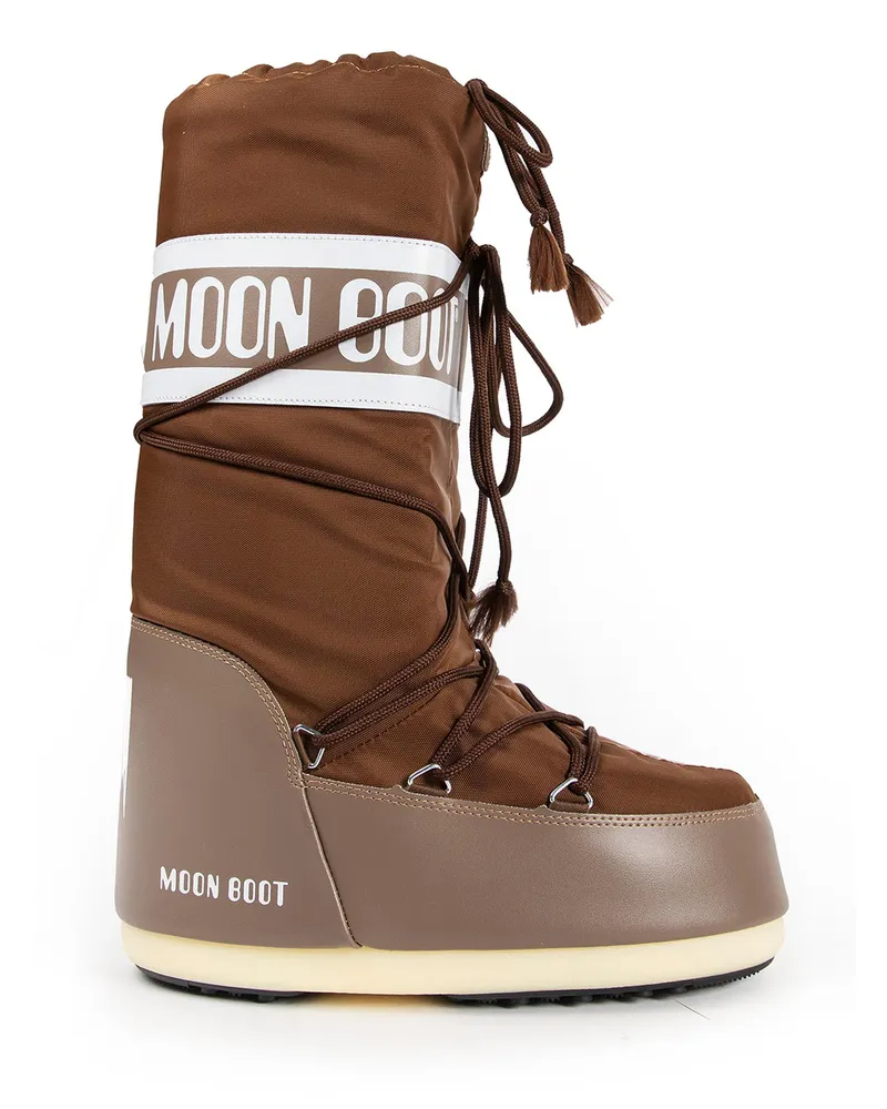 Moon Boot Icon Nylon Boots Brown